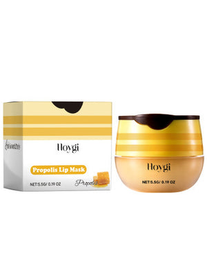 Hoygi Propolis Lip Mask, Fade Lip Lines, Anti-Crack Lip Balm Moisturizing Lip Care Lip Mask